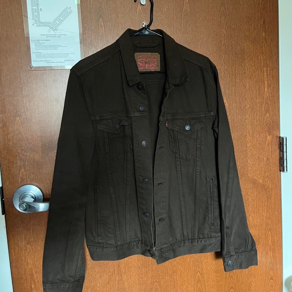 vintage brown levi jacket